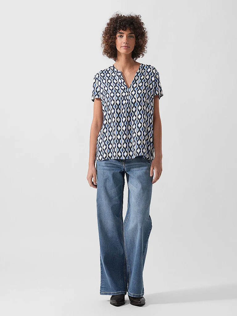 Betty Barclay Women's Blouse Blue/Green Size 48 4